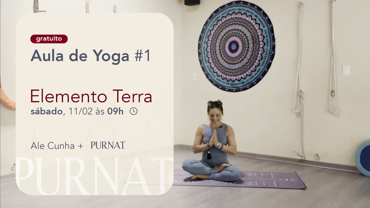 ELEMENTO TERRA | Vinyāsa Yoga  - Aula 1 completa (11.02)