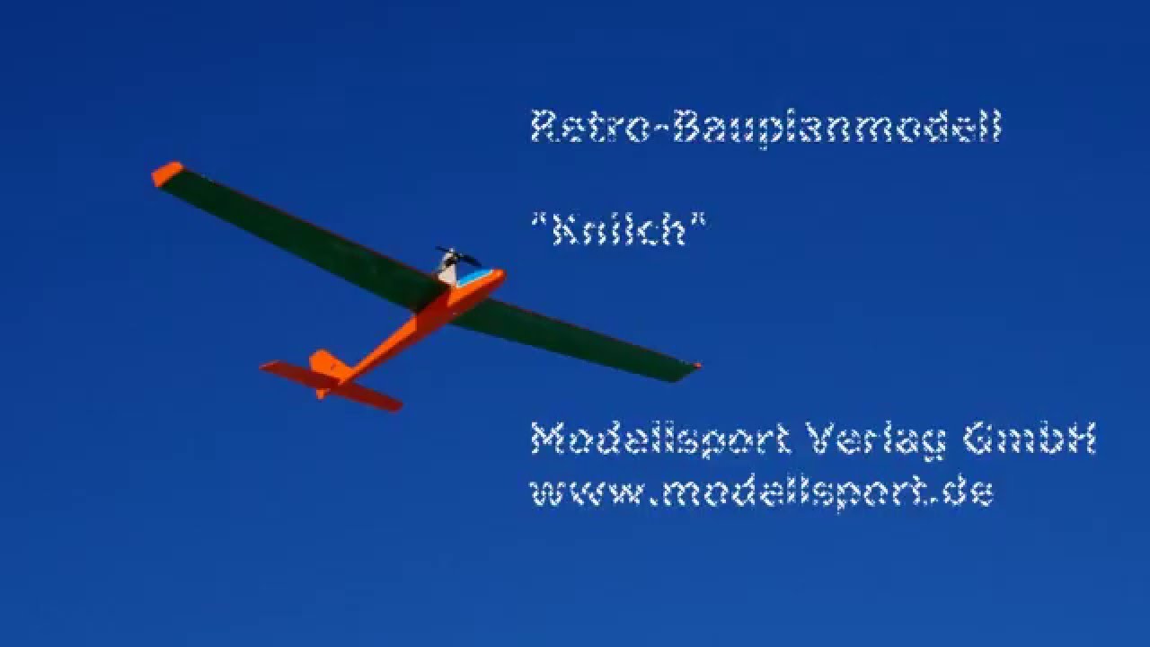 Modellflug Verlag GmbH Bauplanmodell Knilch auf dem Gro&szlig;en Sklavensee, Yellowknife, Kanada