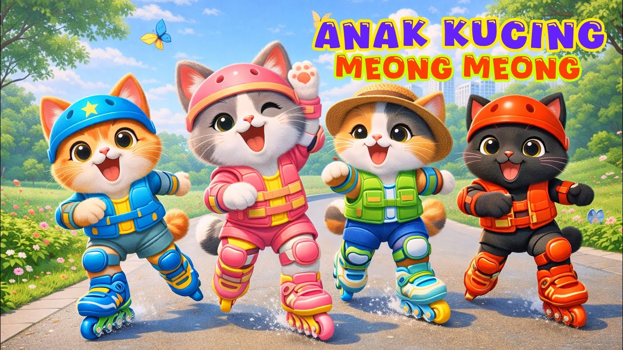 Lagu Anak Anak Kucing Meong.. Meong.. | Kitten Song