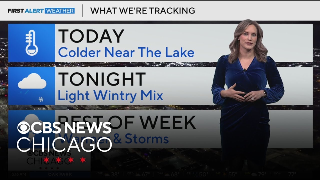 Cool day on Tuesday in Chicago
