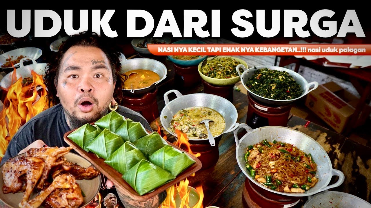 NASI NYA KECIL TAPI ENAK NYA KEBANGETAN..!!! nasi uduk palagan