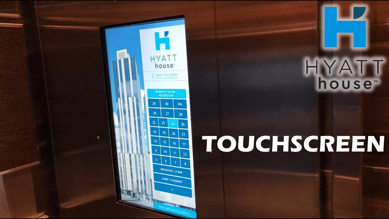FAST ThyssenKrupp? Touchscreen High-Speed Elevators - Hyatt House in New York, NY