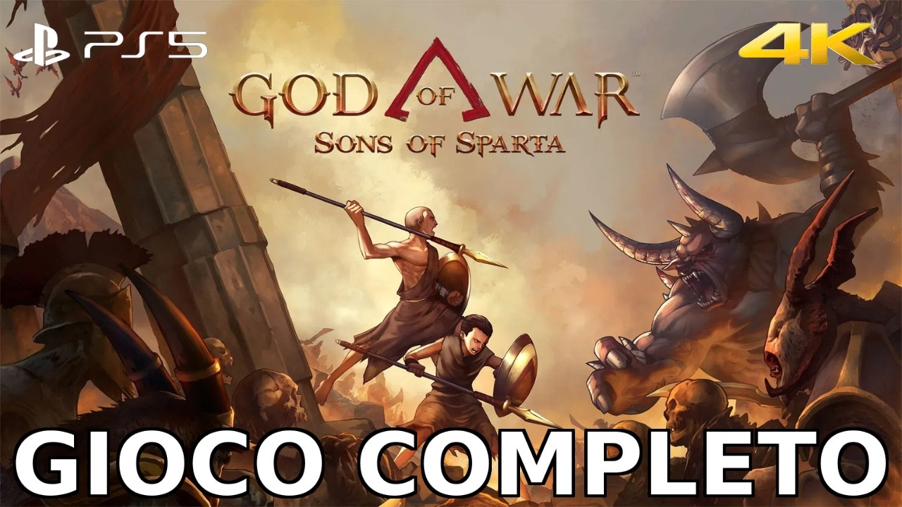 God Of War: Sons Of Sparta Gioco Completo ITA Walkthrough Gameplay (PS5 4K) No commentary