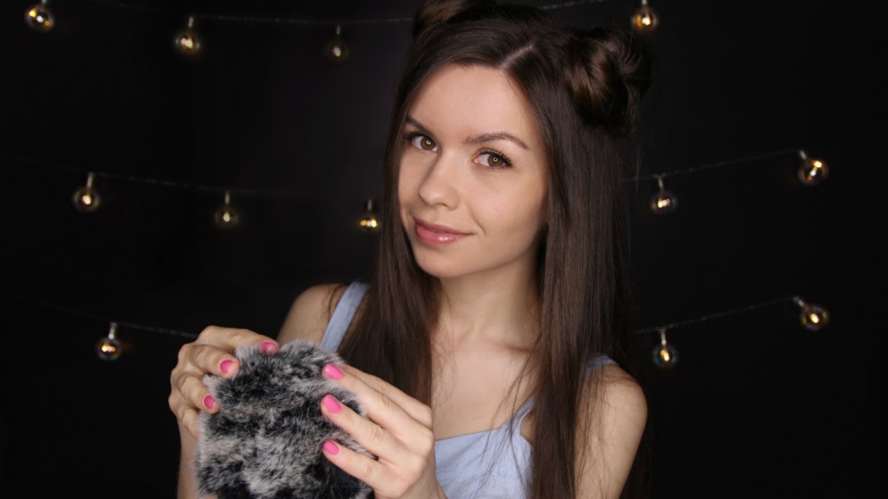 ASMR - Fluffy Mic Brain Massage & Affirming Whispers