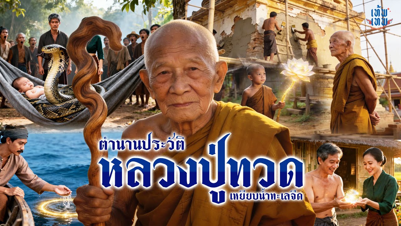 หลวงปู่ทวด เหยียบน้ำทะเลจืด - ตำนานประวัติภิกษุที่ชาวไทยเคารพศรัทธา | เท้พเทพ EP.52