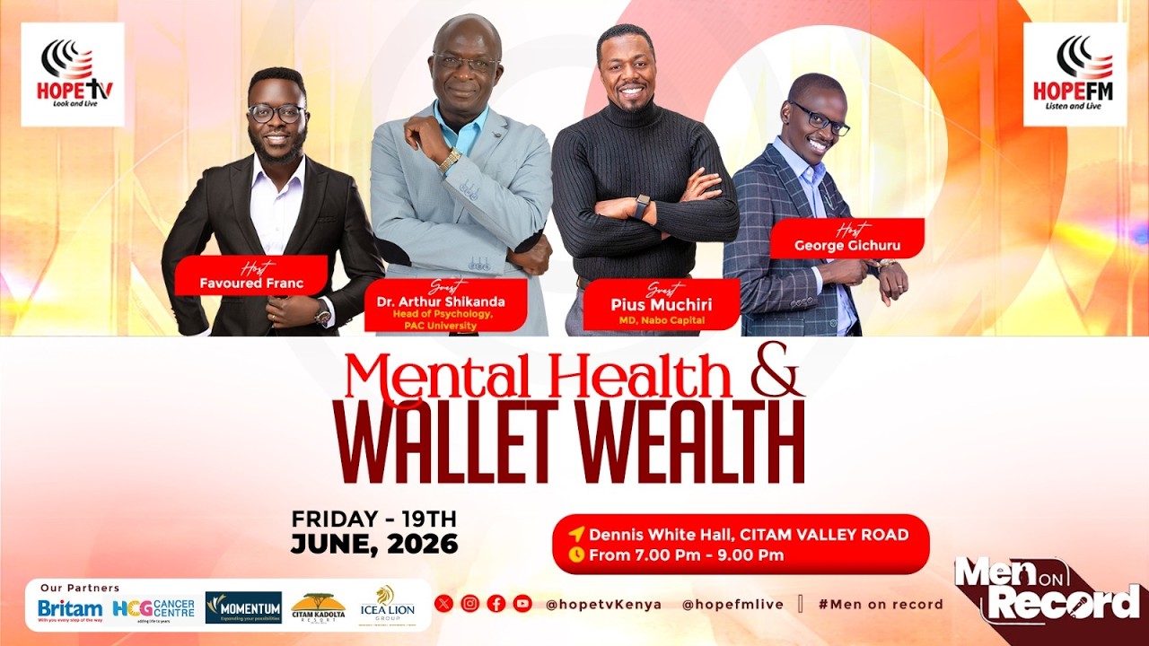 Mental Health & Wallet Wealth || Men on Record - 19th June 2026