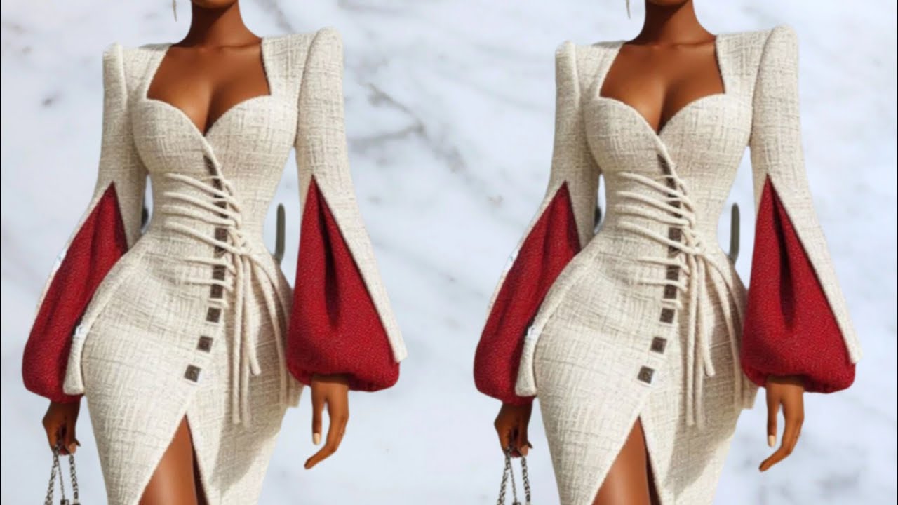 How to draft a Pinterest inspired wrap dress /beginners level