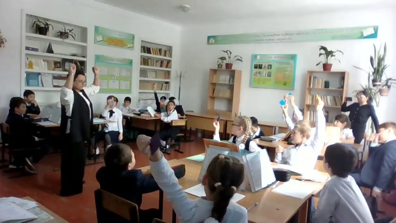 Урок русского языка в 4 классе - учитель Перевозчикова Е.В.