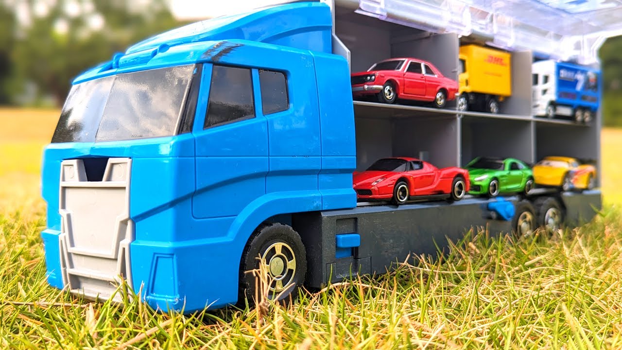13 types of Tomica & Blue Big Cleaning Convoy [Autumn Park Edition]