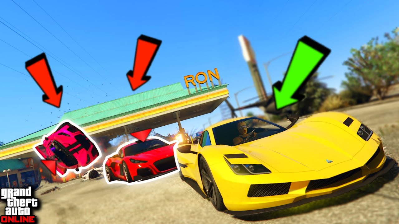 Can I Blow Up EVERY GAS STATION in Los Santos While Being Hunted?