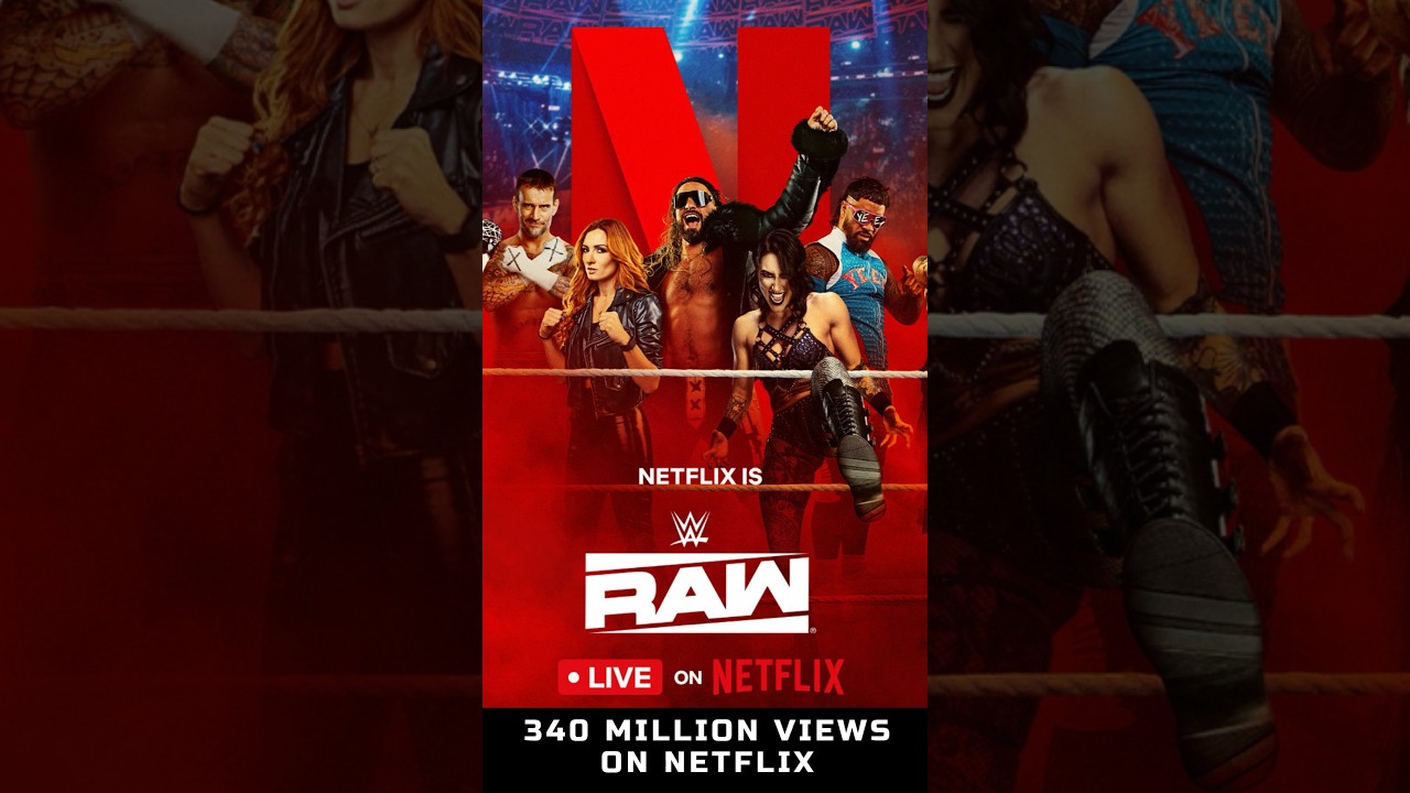 NETFLIX SMASH HIT! 📺 WWE Raw Pulls 340 Million Views in Year One! 