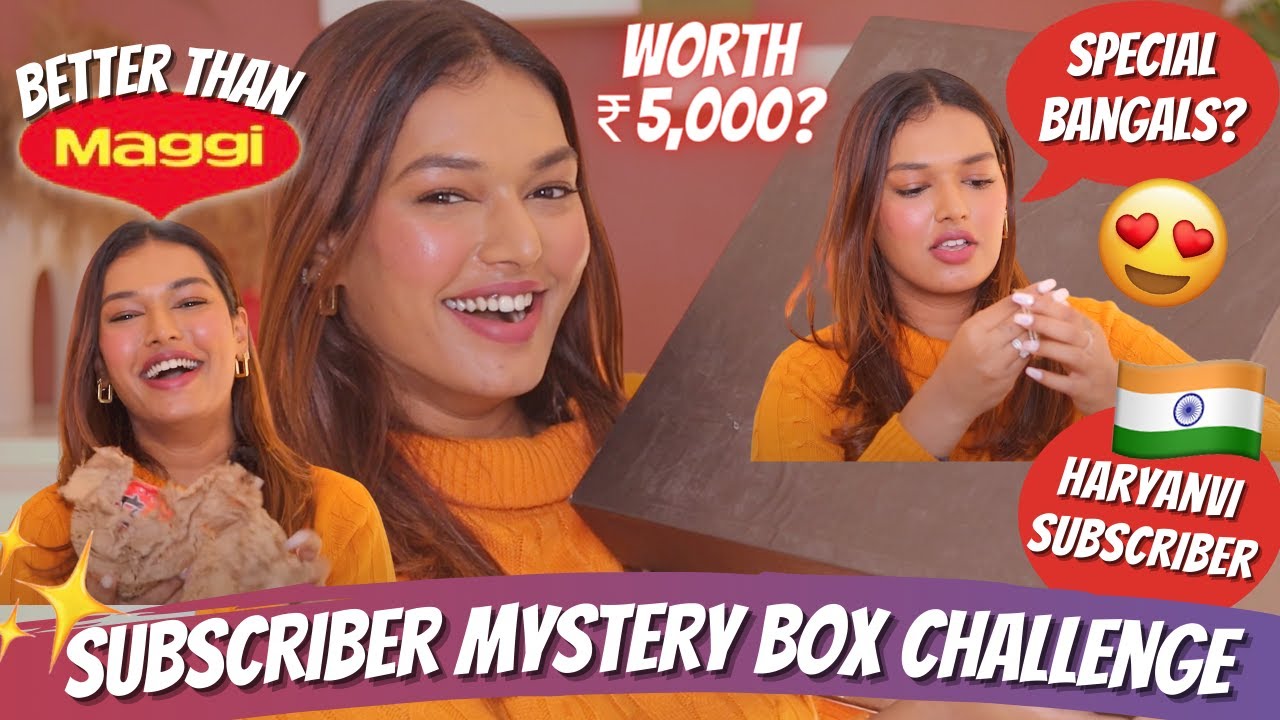 Subscriber Mystery Box from HARYANA! Rs. 5000 given to a Subscriber? | Sarah Sarosh