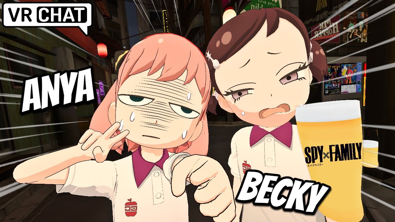 ANYA & BECKY plays VRChat | Voice Trolling 