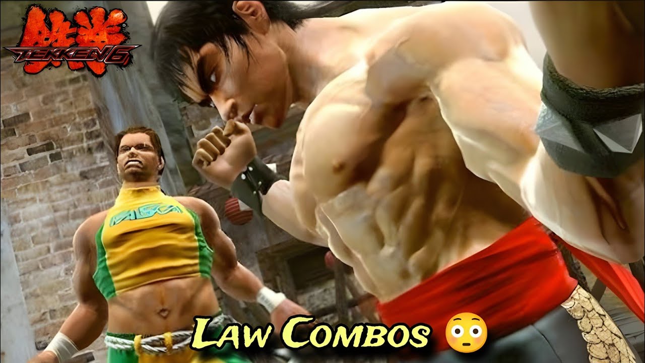Tekken 6 PSP Gameplay | Marshall Law Fights & Combos PSP Game