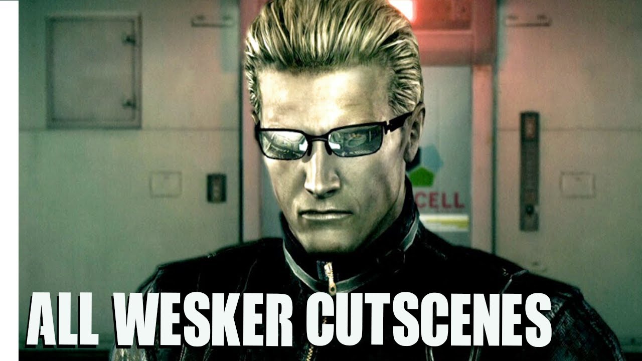 Resident Evil 5- All Albert Wesker CutScenes 1080p 60Fps