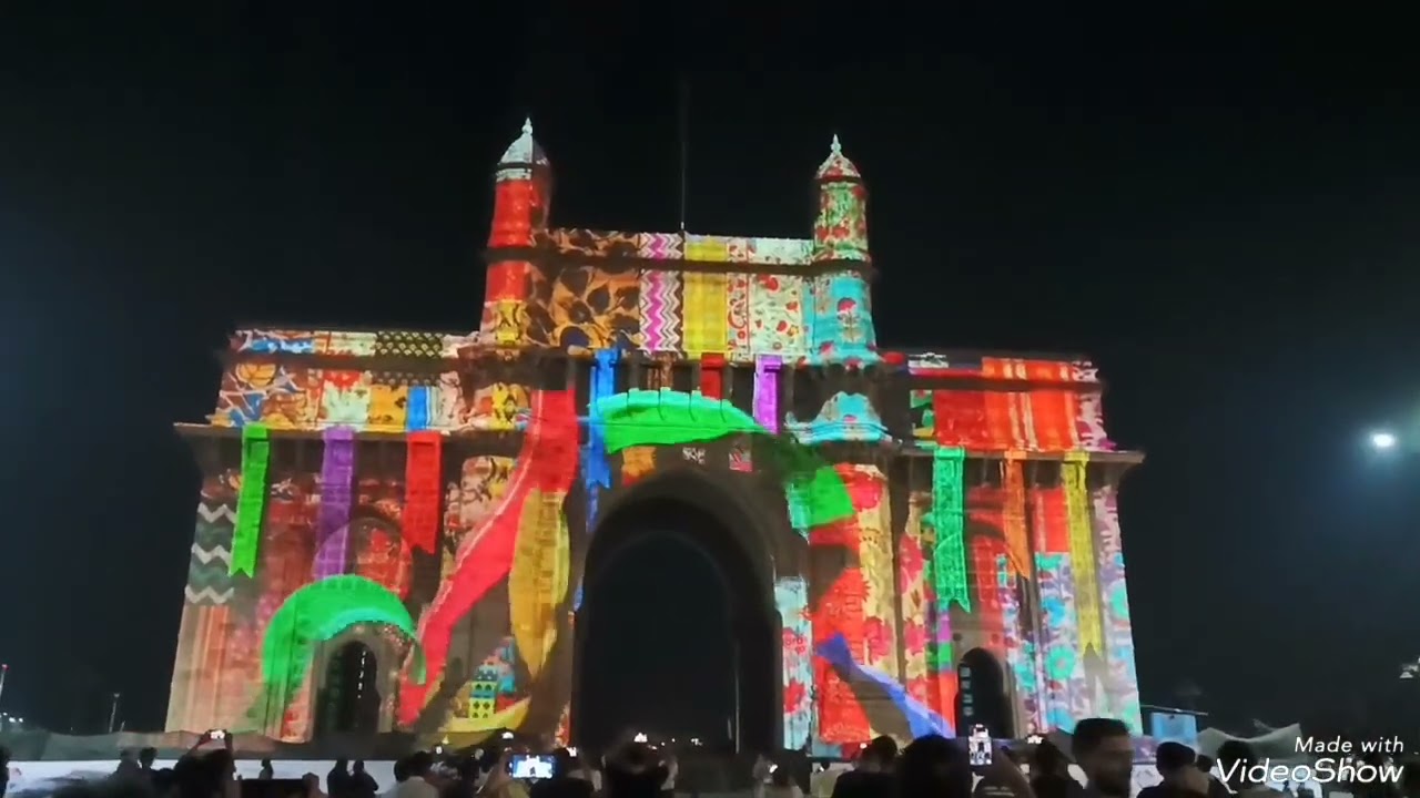 #Gateway of India Lights Up for India-France Year of Innovation 2026 with Public Video Mapping Show