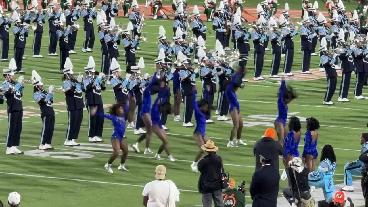 2025 JSU Sonic Boom of the South vs FAMU M100 (J-Sette “She’s a Maniac” feature)