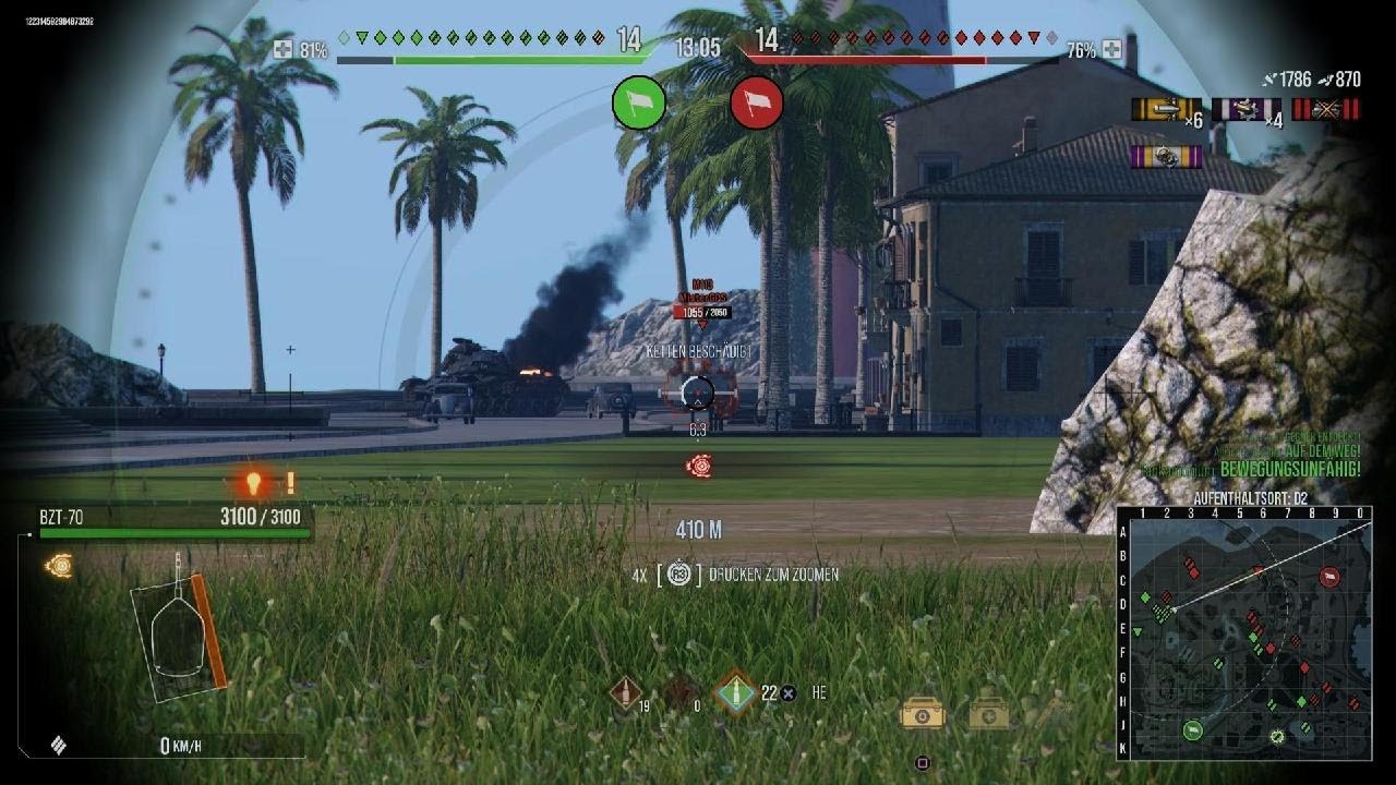 World of Tanks_BZT-70  Stadt kampf