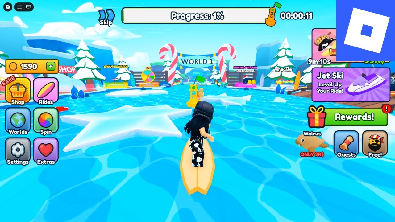 I Fell A Few Too Many Times... | Surf Obby (No Commentary)