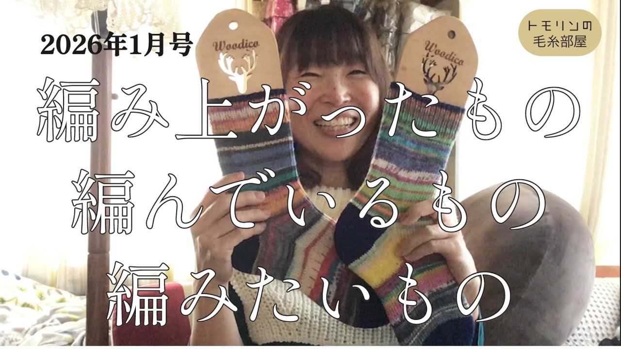 【2026年1月号】編み上がったもの編みたいもの編んでいるもの