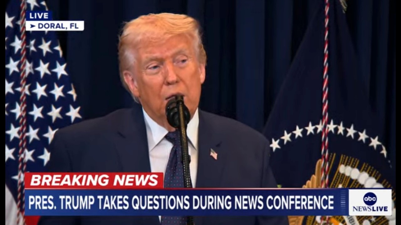 President Trump holds a news conference in Doral, Florida: LIVE