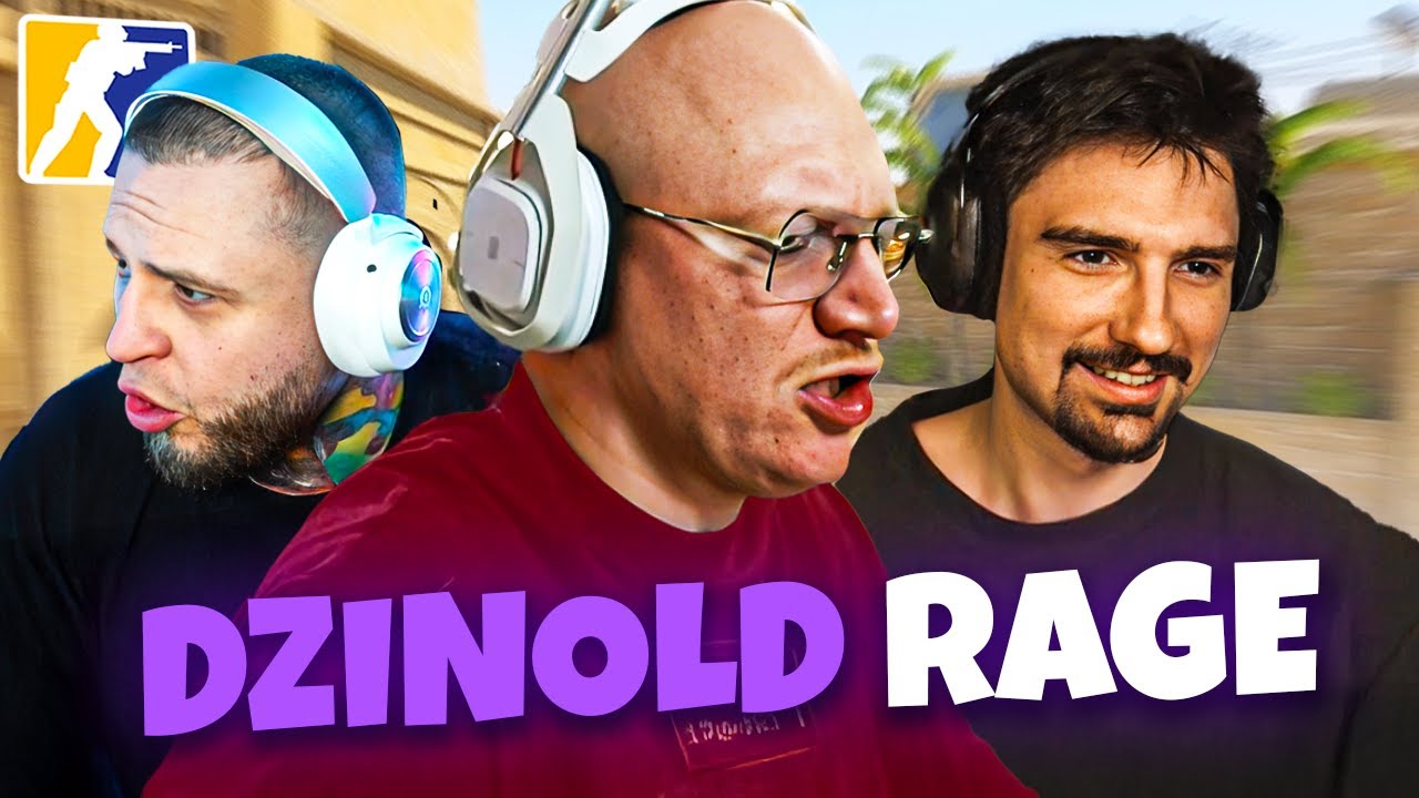 DZINOLD WKURZYŁ SIĘ W MECZU Z EKIPĄ!