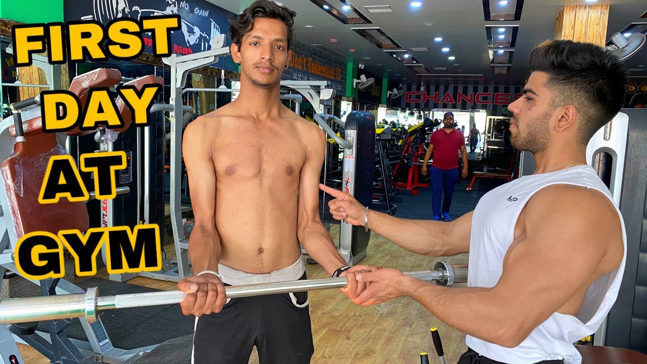 FIRST DAY AT GYM || MIX WORKOUT FOR BEGINNERS