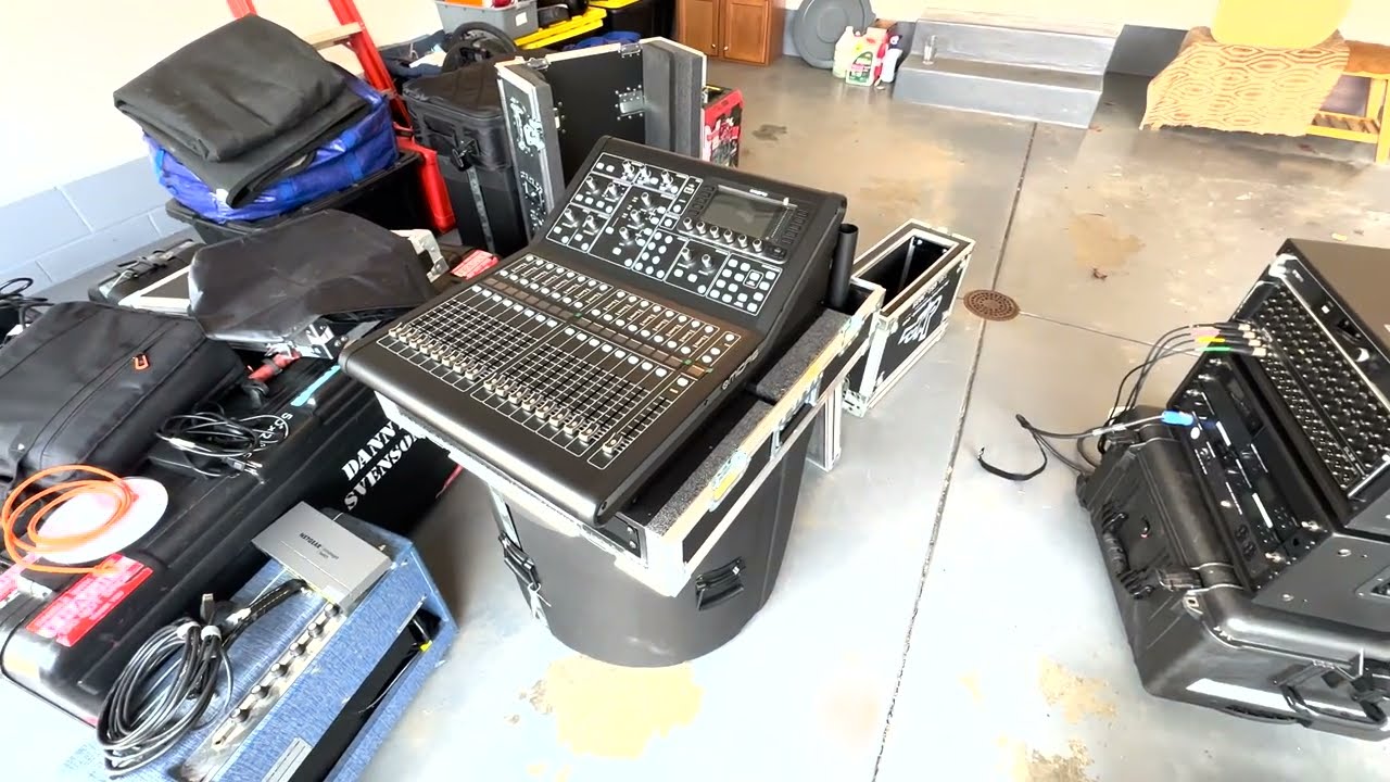 Midas M32R Network Rack / Rig Reorganization
