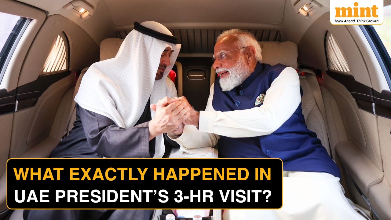 UAE President’s 3-Hour India Visit: Car Diplomacy, Defense Cooperation & PM Modi’s Special Gesture