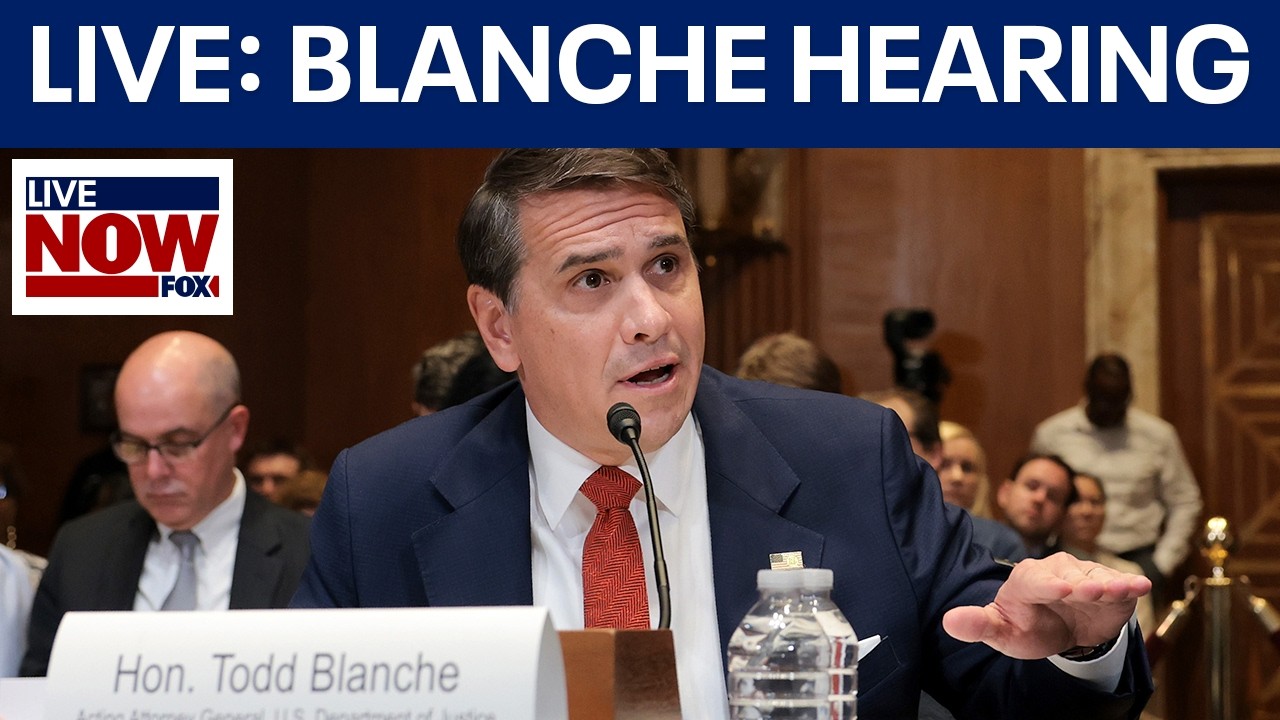 LIVE: Todd Blanche nomination hearing to serve as US Attorney General