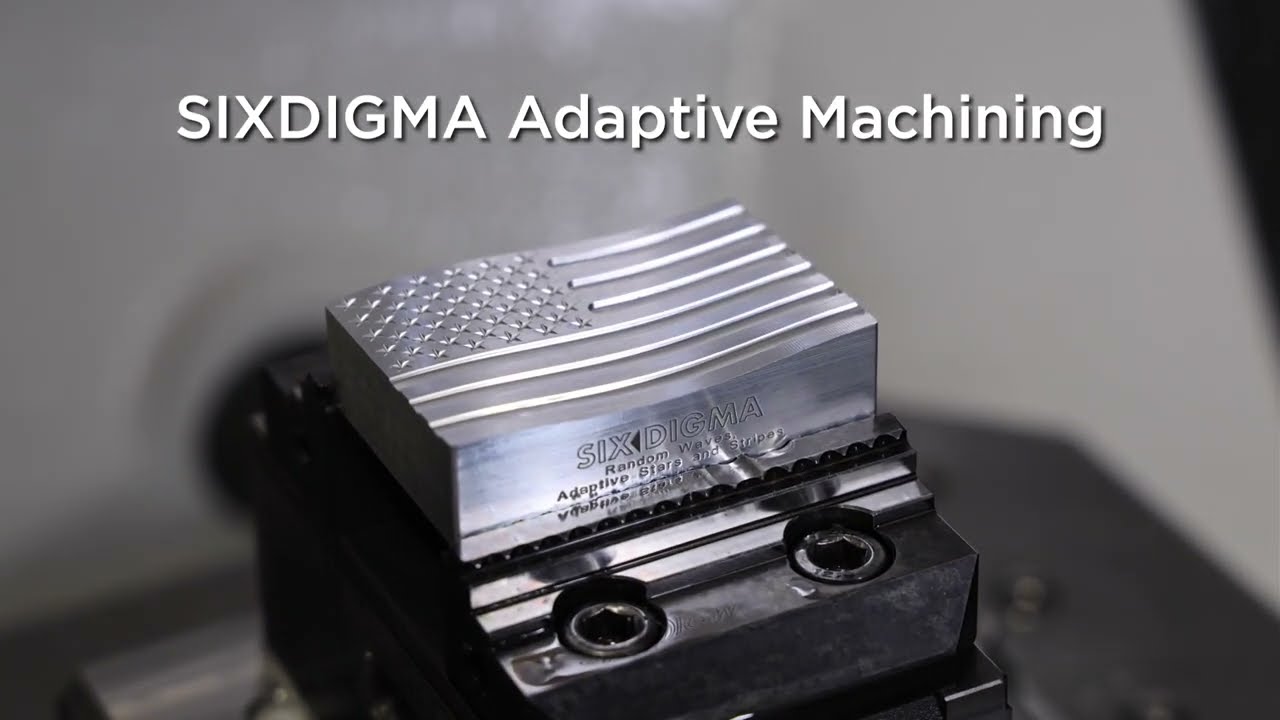 SIXDIGMA Adaptive Machining of US Flag