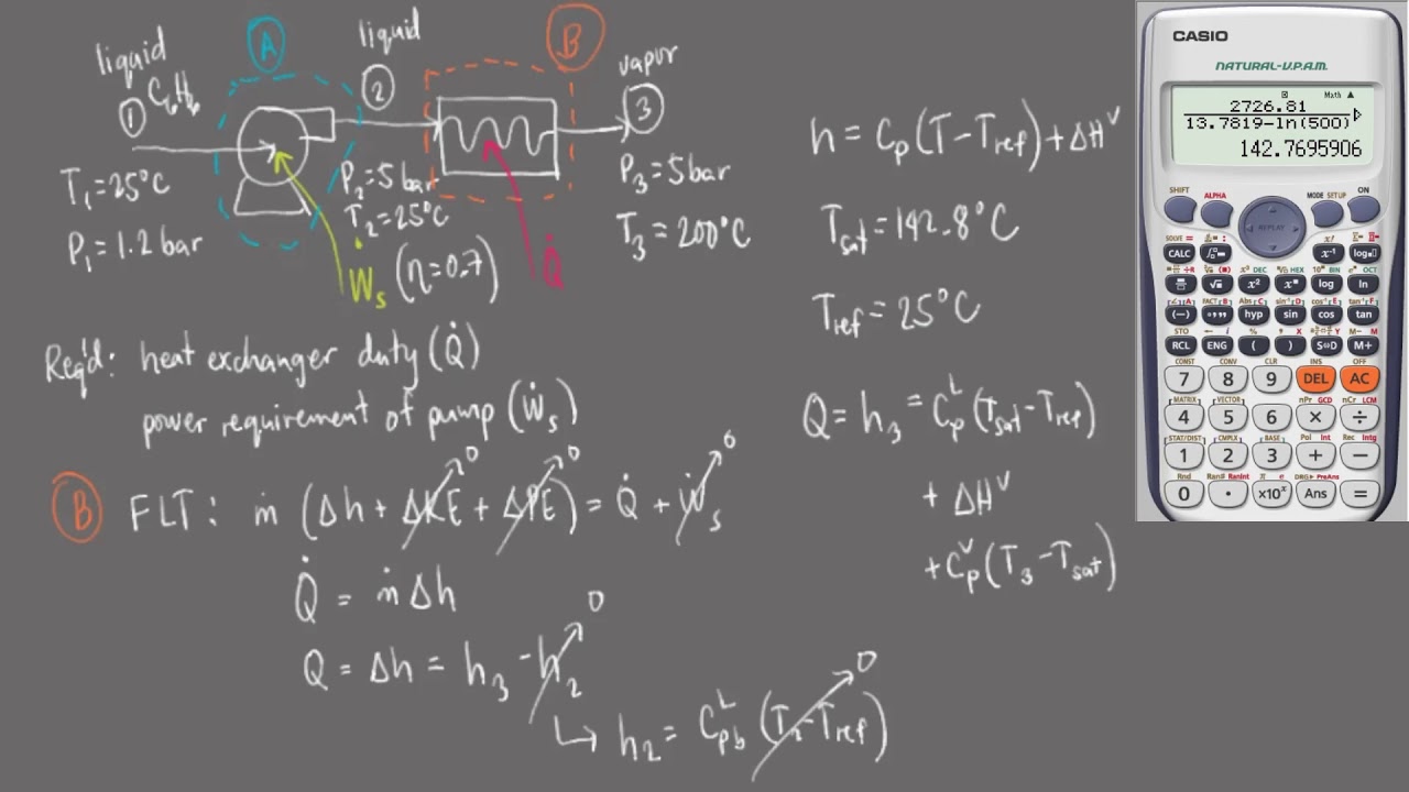 Energy balance of a two step process - SOLVED!