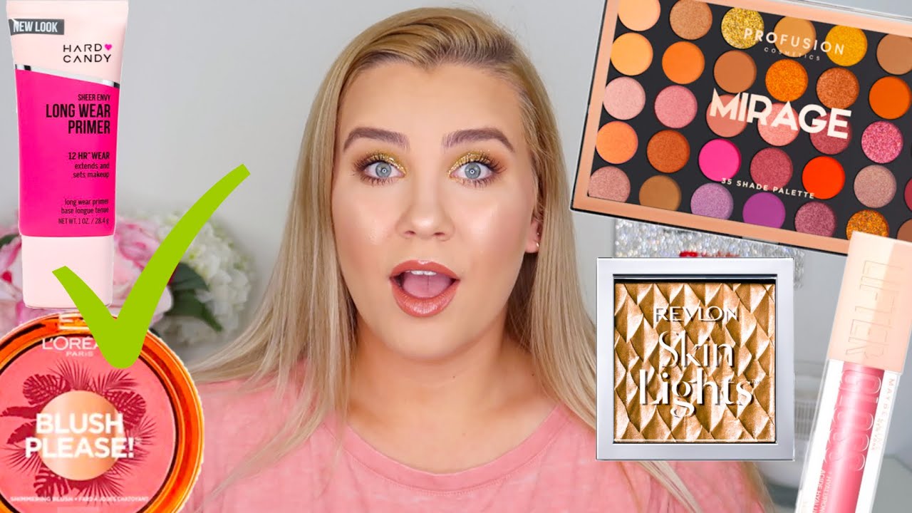 FULL FACE OF NEW DRUGSTORE MAKEUP! | Paige Koren
