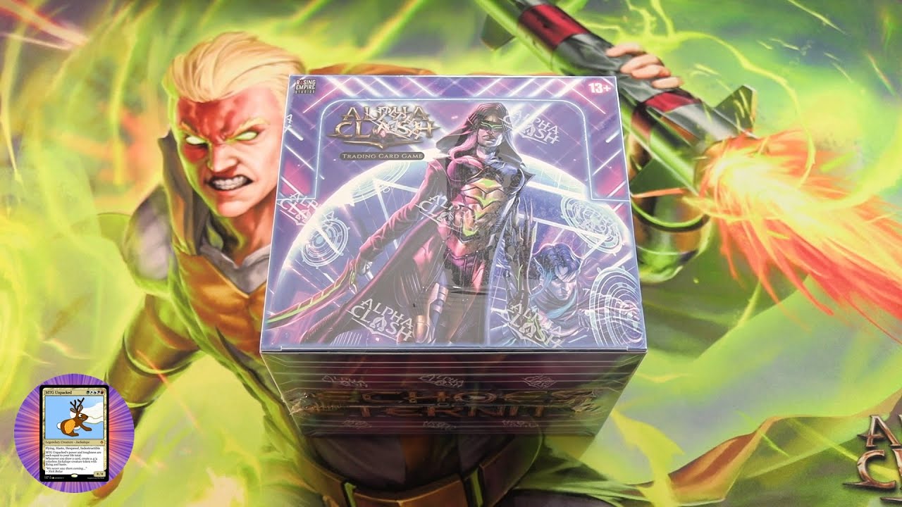 Открытие коробки с бустерами Echoes of Eternity для Alpha Clash TCG