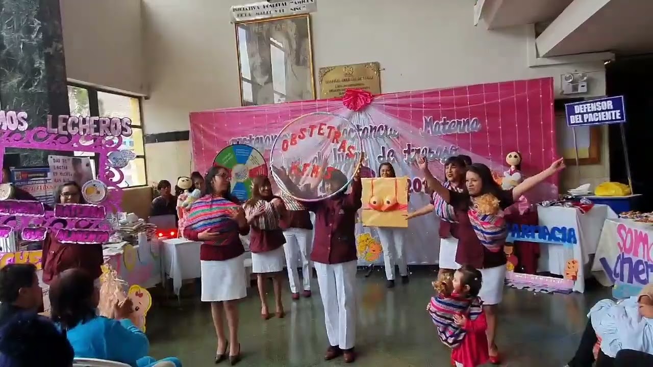 Obstetras baile de lactancia materna