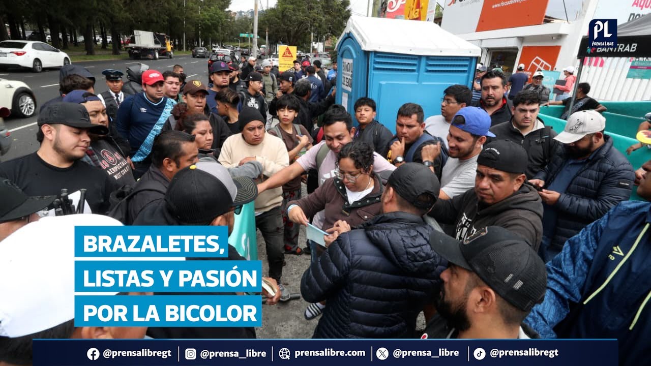 Aficionados de Guatemala se organizan con brazaletes y listas para conseguir boletos de la Selecci&oacute;n