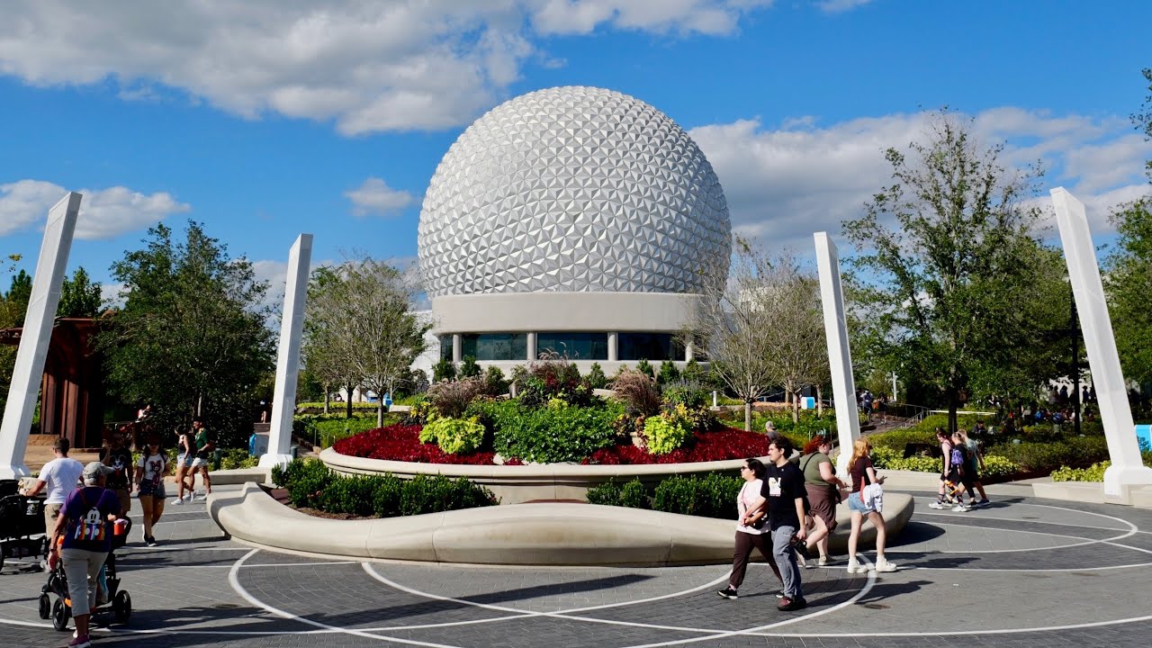 EPCOT 2025 Beautiful Day Walkthrough Tour in 4K | Walt Disney World Orlando Florida October 2025