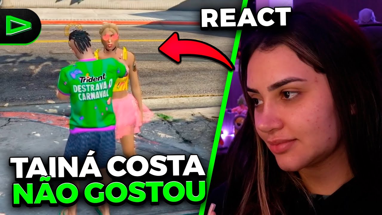 TAINÁ COSTA REAGINDO AOS MELHORES MOMENTOS DAS LIVES DO LOUD CORINGA!