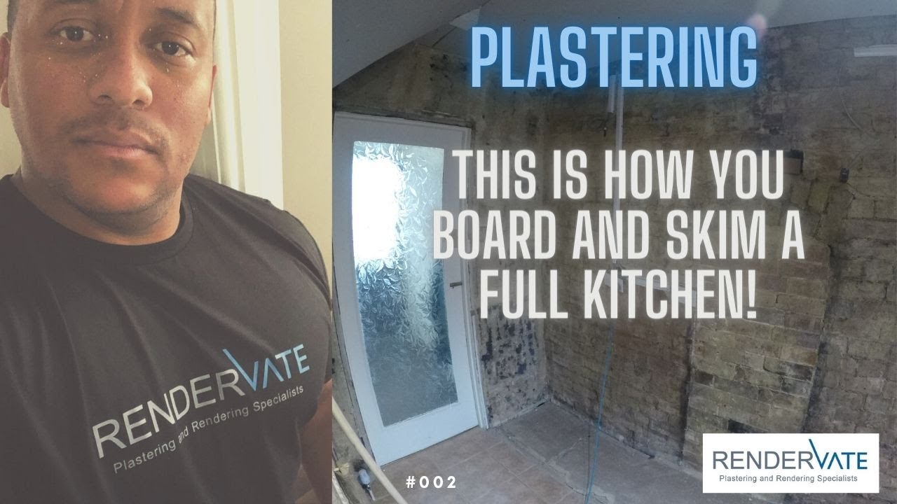 Plastering - how to plaster a kitchen