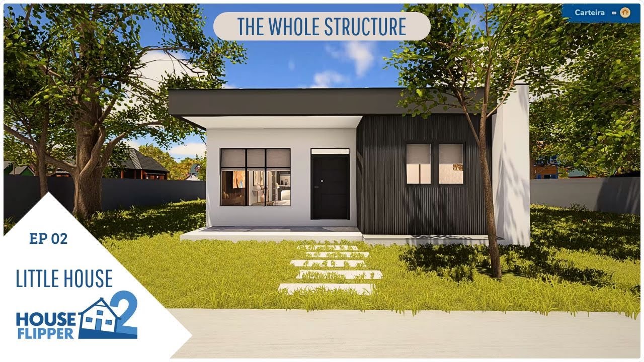 House Flipper 2 - Little house with estructure - Sandbox Mode - #houseflipper #simulator #gamming