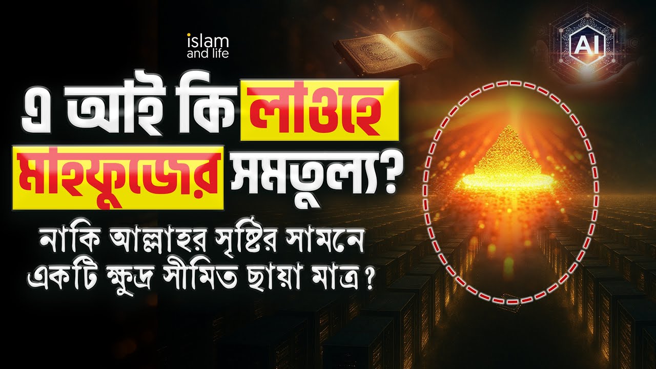 এ আই কি লাওহে মাহফুজের সমতুল্য? || নাকি আল্লাহর সৃষ্টির সামনে একটি ক্ষুদ্র সীমিত ছায়া মাত্র?