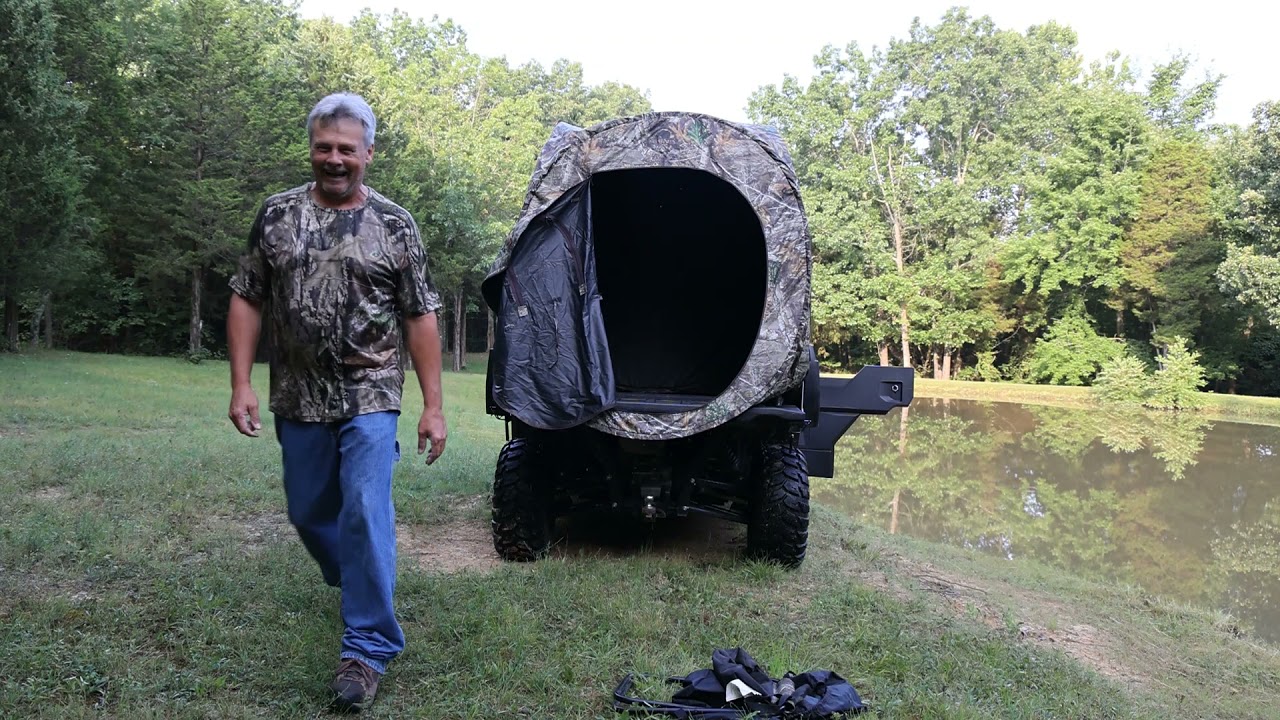 I Turned Kawasaki Mule Pro Fxt Into A Hunting Blind For 70 Dollars