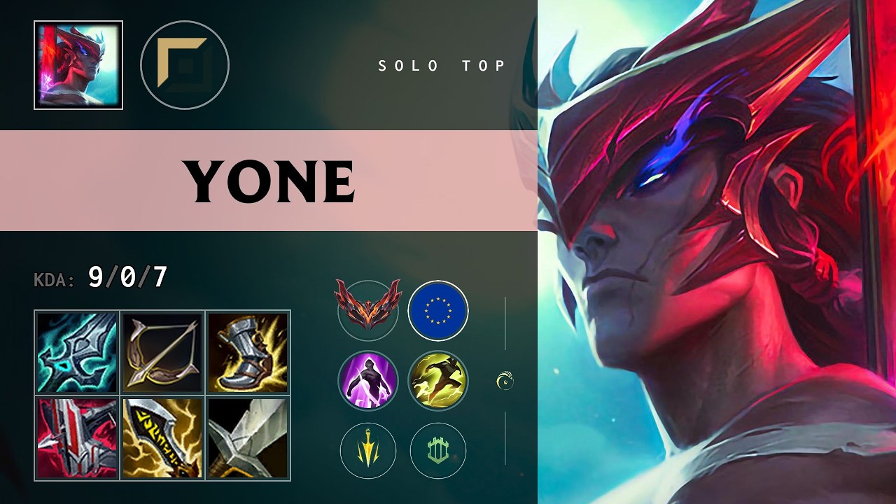 Yone Top vs Sion (DYN Twendddy) - EUW Grandmaster Patch 26.13