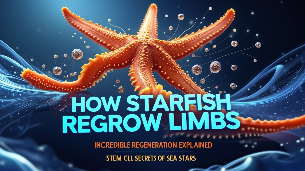 How Starfish Regrow Limbs: Incredible Regeneration Explained | Stem Cell Secrets of Sea Stars
