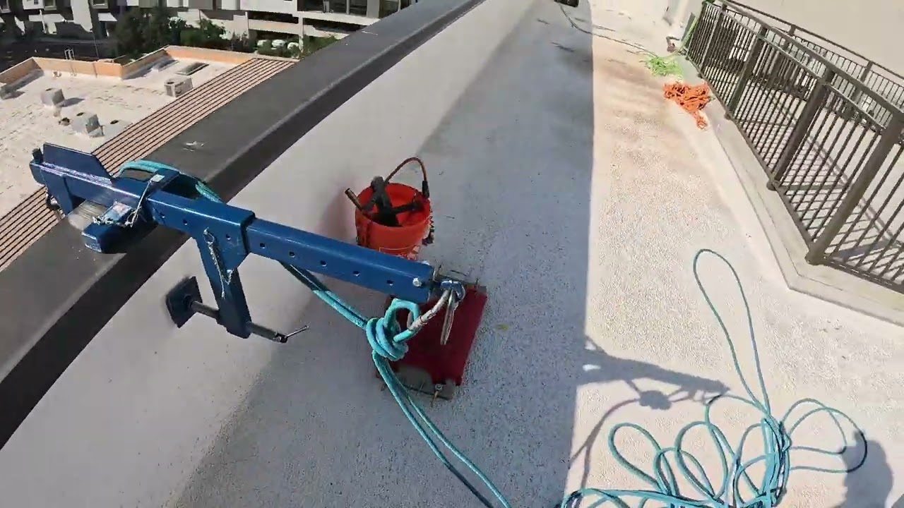 Setting Up Parapet Using Double Hang Knots On The Edge Of Building @OnLineWithReyRey