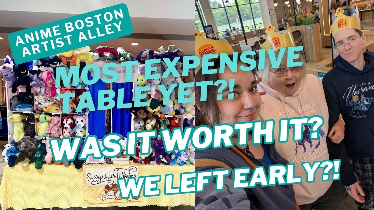 Anime Boston 2025 || From the Artist Alley || We had to leave EARLY? How MUCH did this table cost?!