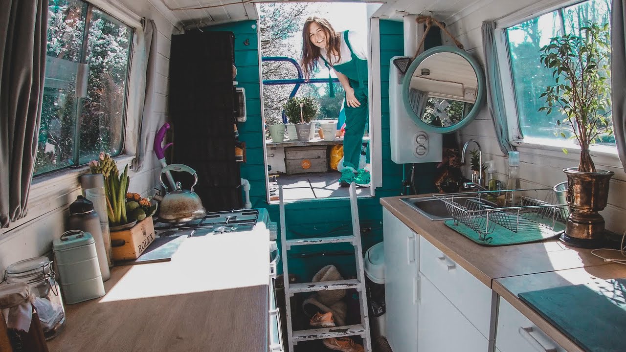Narrowboat TOUR: a Walk-through of Our TINY Home | Ep. 1