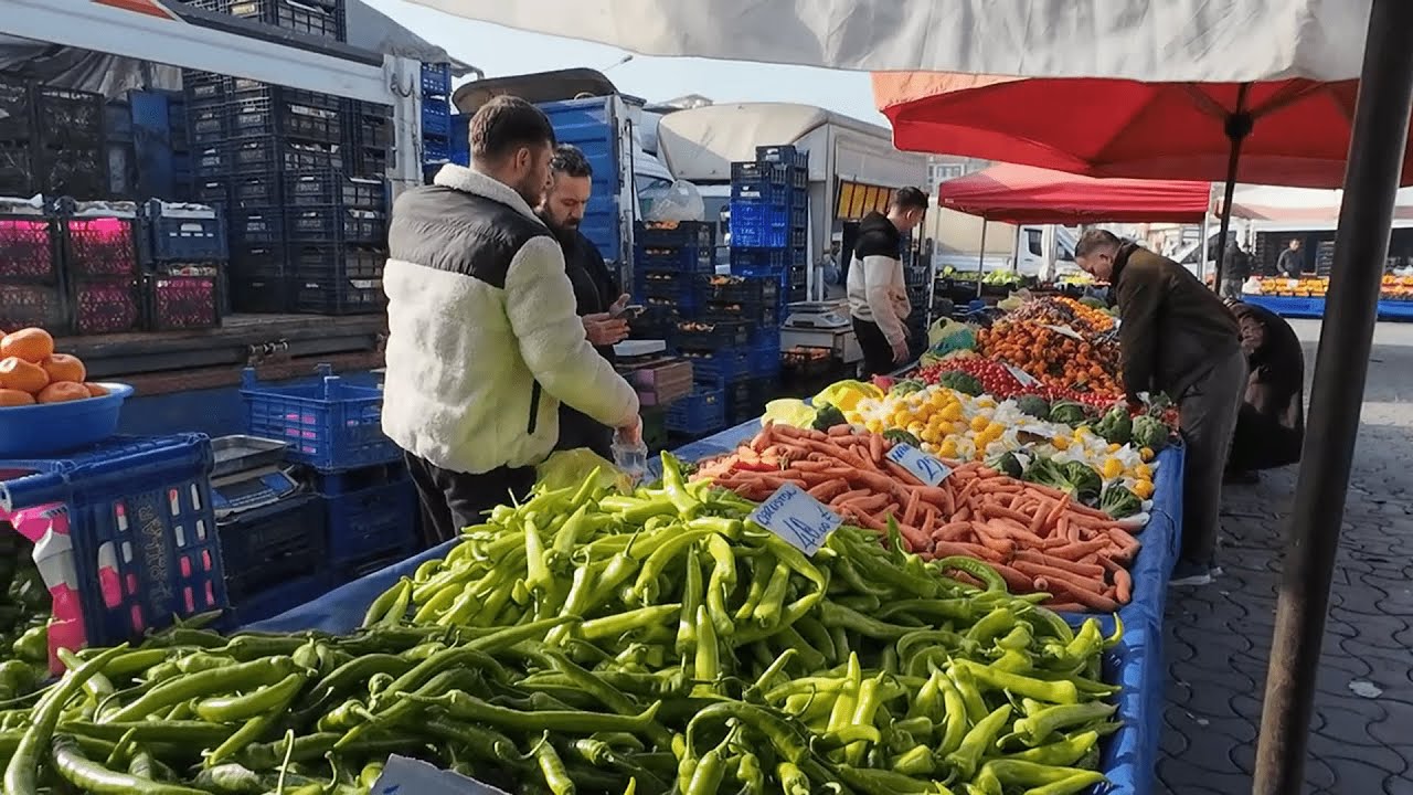 SEBZESİ , MEYVESİ , İNSANLARIYLA TAŞKÖPRÜ CUMA PAZARI