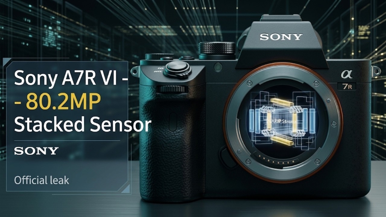 Sony A7R VI: OFFICIAL LEAKS! 80.2MP Stacked Sensor is Here!