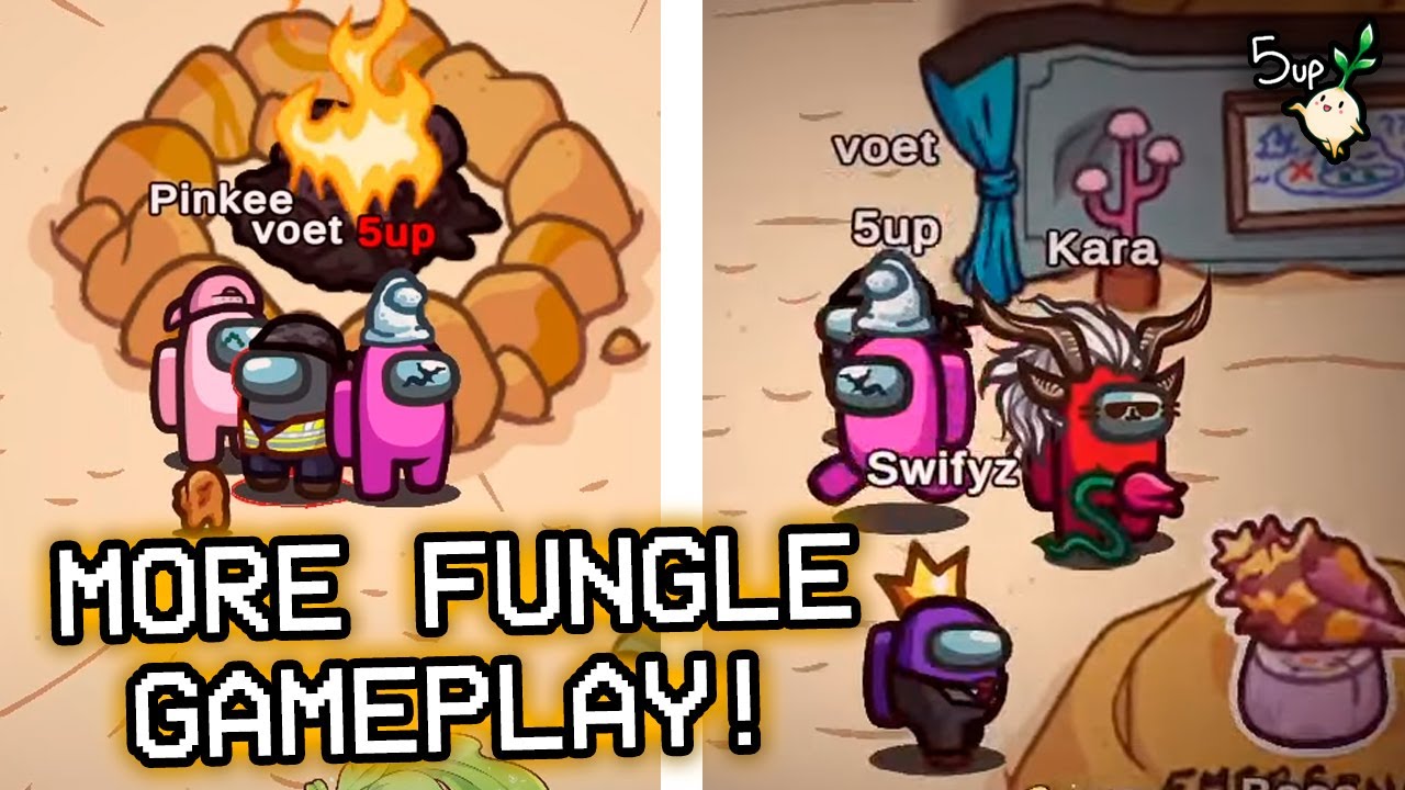 We played more FUNGLE! - Vanilla Lobby Among Us [FULL VOD]